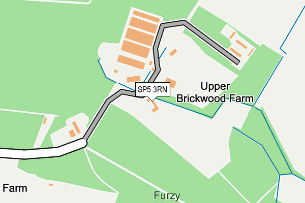 SP5 3RN map - OS OpenMap – Local (Ordnance Survey)