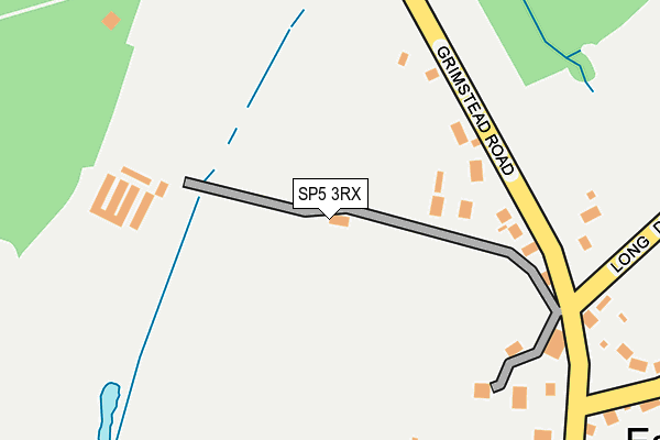 SP5 3RX map - OS OpenMap – Local (Ordnance Survey)