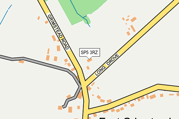 SP5 3RZ map - OS OpenMap – Local (Ordnance Survey)