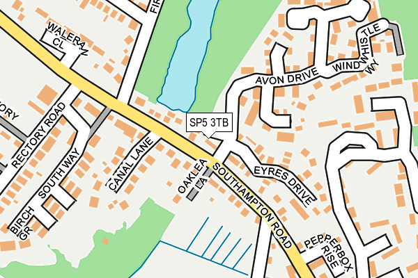 SP5 3TB map - OS OpenMap – Local (Ordnance Survey)