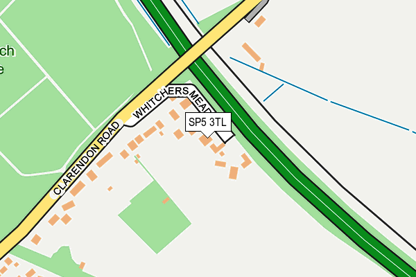 SP5 3TL map - OS OpenMap – Local (Ordnance Survey)