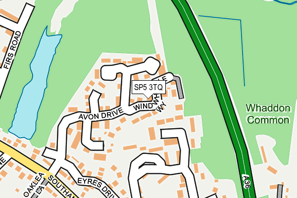 SP5 3TQ map - OS OpenMap – Local (Ordnance Survey)