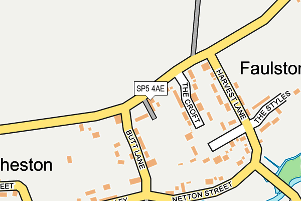 SP5 4AE map - OS OpenMap – Local (Ordnance Survey)