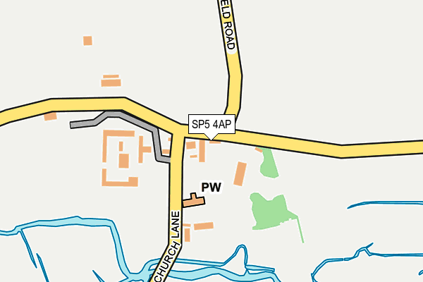 SP5 4AP map - OS OpenMap – Local (Ordnance Survey)
