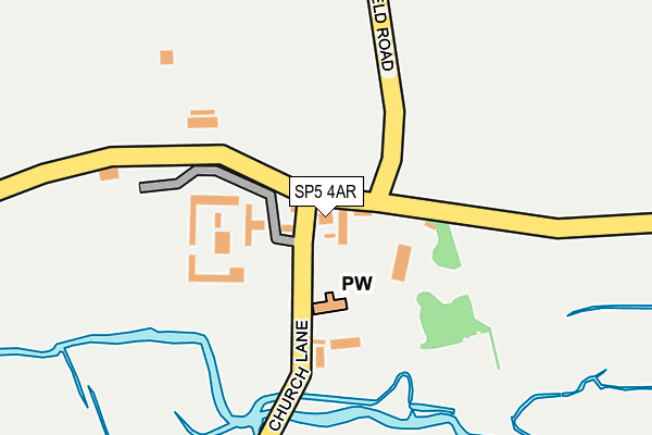 SP5 4AR map - OS OpenMap – Local (Ordnance Survey)