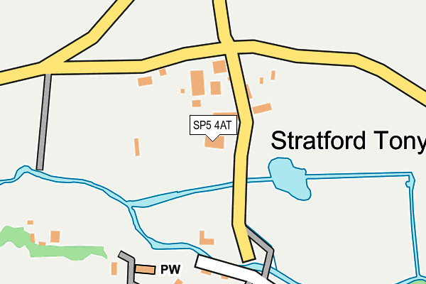 SP5 4AT map - OS OpenMap – Local (Ordnance Survey)