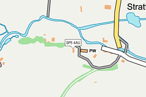 SP5 4AU map - OS OpenMap – Local (Ordnance Survey)