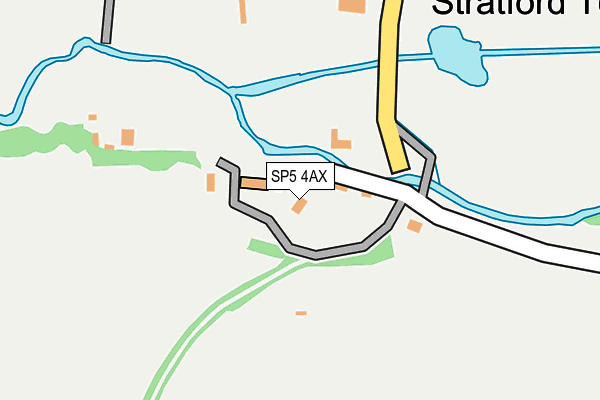 SP5 4AX map - OS OpenMap – Local (Ordnance Survey)