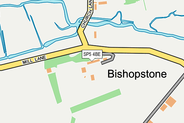 SP5 4BE map - OS OpenMap – Local (Ordnance Survey)