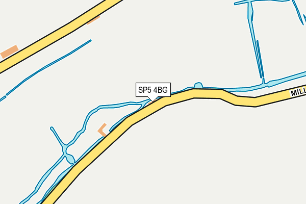 SP5 4BG map - OS OpenMap – Local (Ordnance Survey)