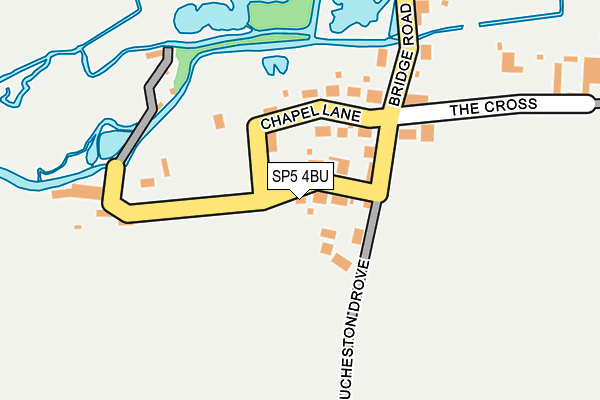 SP5 4BU map - OS OpenMap – Local (Ordnance Survey)