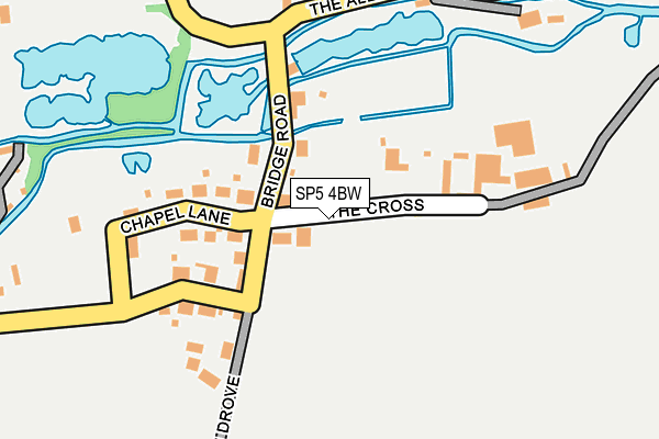 SP5 4BW map - OS OpenMap – Local (Ordnance Survey)