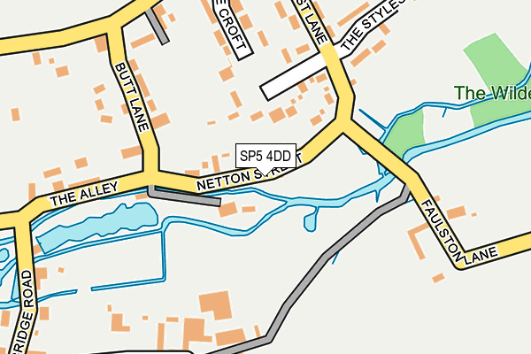 SP5 4DD map - OS OpenMap – Local (Ordnance Survey)