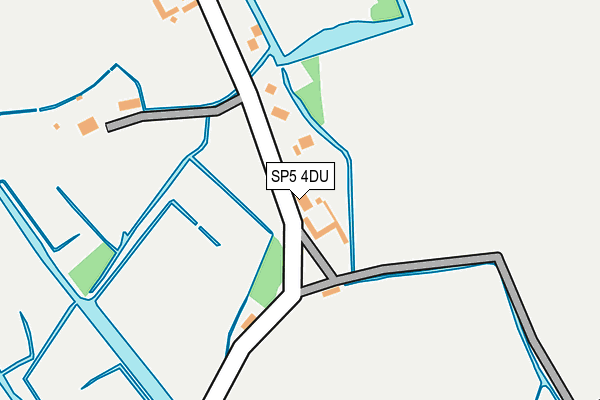 SP5 4DU map - OS OpenMap – Local (Ordnance Survey)