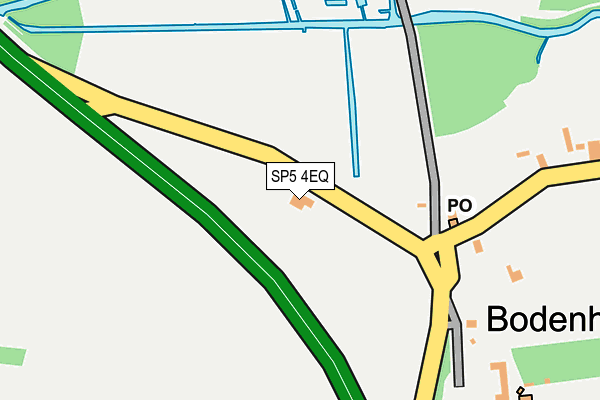 SP5 4EQ map - OS OpenMap – Local (Ordnance Survey)