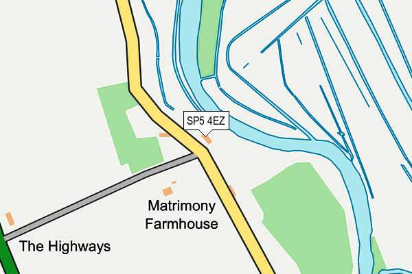 SP5 4EZ map - OS OpenMap – Local (Ordnance Survey)