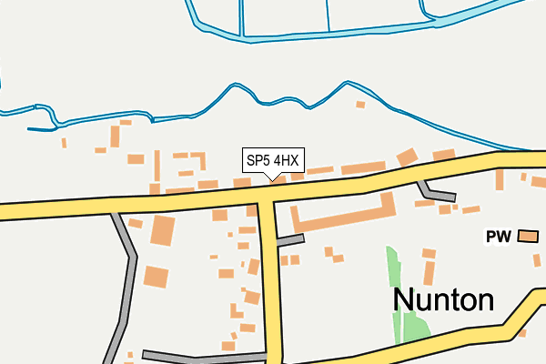 SP5 4HX map - OS OpenMap – Local (Ordnance Survey)