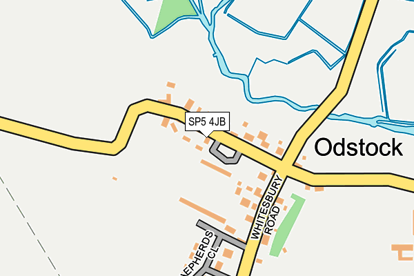 SP5 4JB map - OS OpenMap – Local (Ordnance Survey)