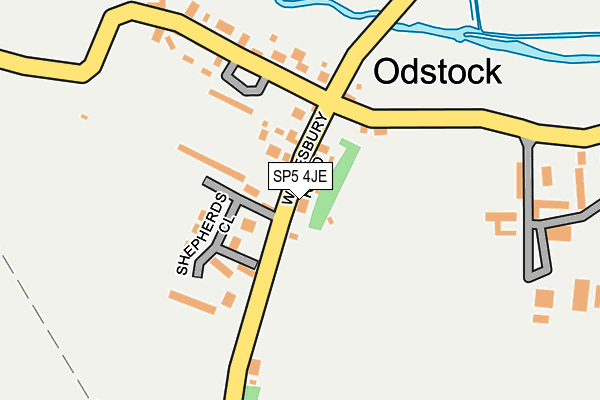 SP5 4JE map - OS OpenMap – Local (Ordnance Survey)