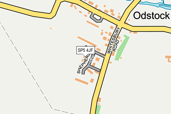 SP5 4JF map - OS OpenMap – Local (Ordnance Survey)