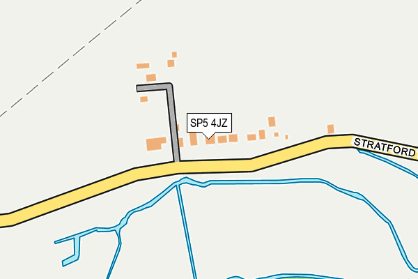 SP5 4JZ map - OS OpenMap – Local (Ordnance Survey)