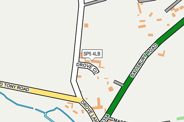 SP5 4LB map - OS OpenMap – Local (Ordnance Survey)