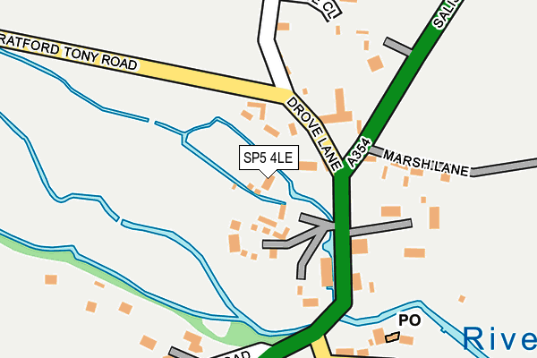 SP5 4LE map - OS OpenMap – Local (Ordnance Survey)