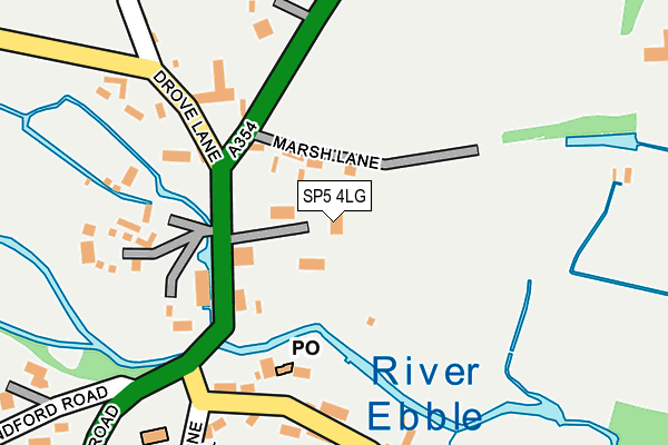 SP5 4LG map - OS OpenMap – Local (Ordnance Survey)