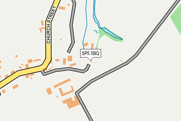 SP5 5BQ map - OS OpenMap – Local (Ordnance Survey)