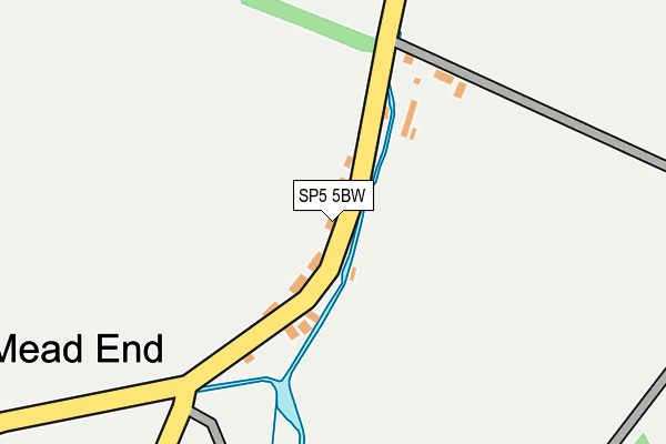 SP5 5BW map - OS OpenMap – Local (Ordnance Survey)