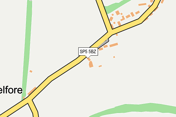 SP5 5BZ map - OS OpenMap – Local (Ordnance Survey)