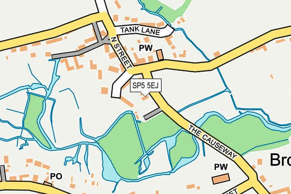 SP5 5EJ map - OS OpenMap – Local (Ordnance Survey)