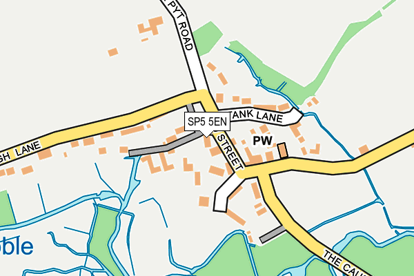 SP5 5EN map - OS OpenMap – Local (Ordnance Survey)