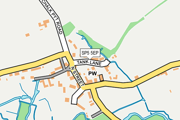 SP5 5EP map - OS OpenMap – Local (Ordnance Survey)