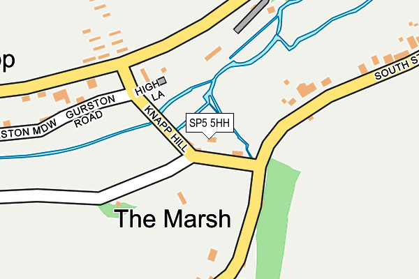 SP5 5HH map - OS OpenMap – Local (Ordnance Survey)