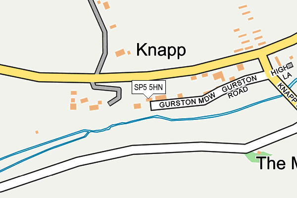 SP5 5HN map - OS OpenMap – Local (Ordnance Survey)