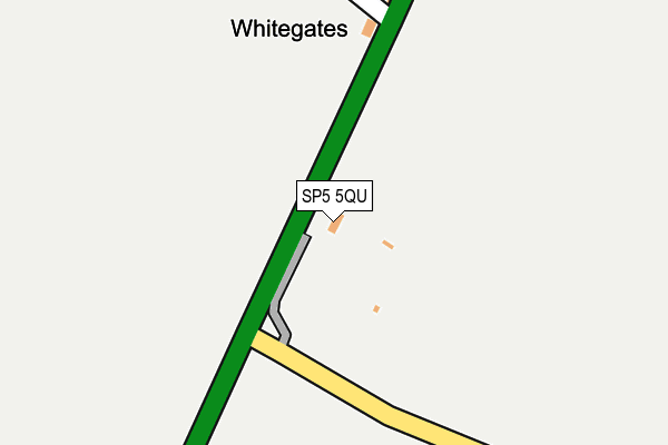 SP5 5QU map - OS OpenMap – Local (Ordnance Survey)