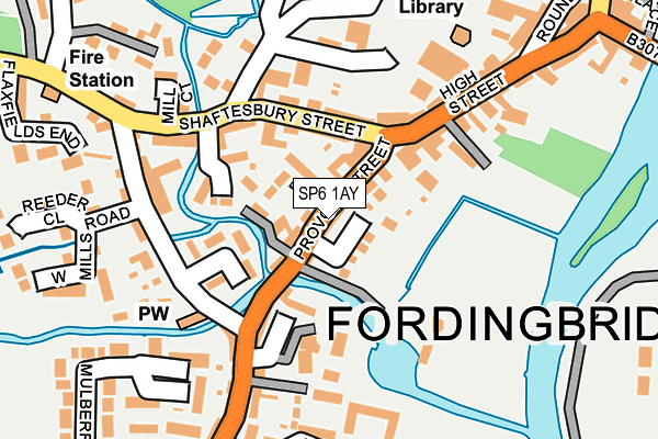 Map of PROVOST COURT (FORDINGBRIDGE) LIMITED at local scale