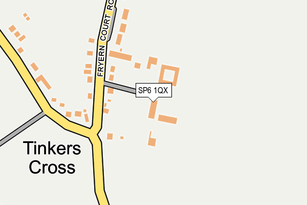 Map of THE CROSSWAYS FREEHOLD LTD at local scale