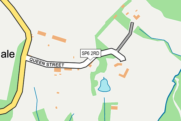 SP6 2RD map - OS OpenMap – Local (Ordnance Survey)