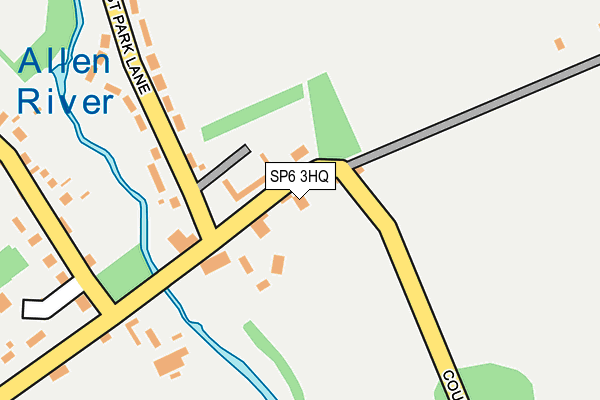 SP6 3HQ map - OS OpenMap – Local (Ordnance Survey)