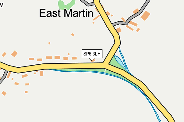 SP6 3LH map - OS OpenMap – Local (Ordnance Survey)