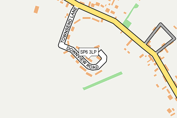 SP6 3LP map - OS OpenMap – Local (Ordnance Survey)