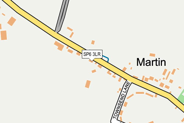 SP6 3LR map - OS OpenMap – Local (Ordnance Survey)