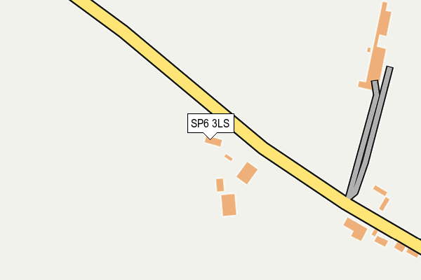 SP6 3LS map - OS OpenMap – Local (Ordnance Survey)