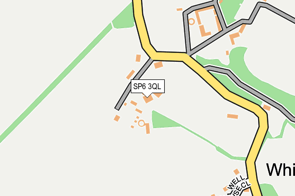 SP6 3QL map - OS OpenMap – Local (Ordnance Survey)