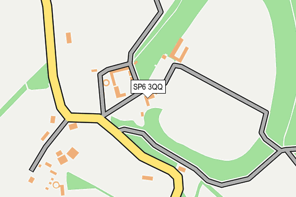 SP6 3QQ map - OS OpenMap – Local (Ordnance Survey)