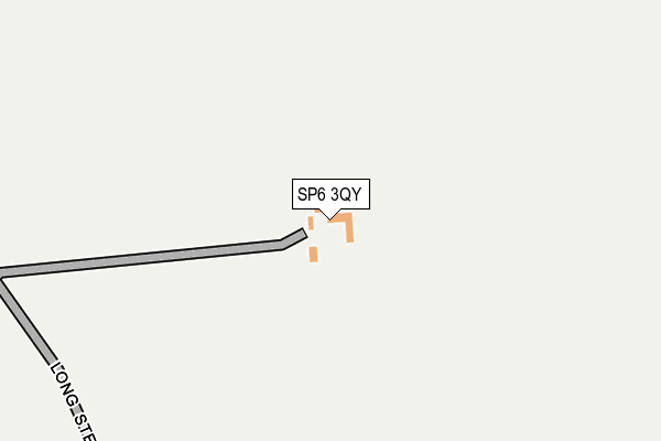 SP6 3QY map - OS OpenMap – Local (Ordnance Survey)