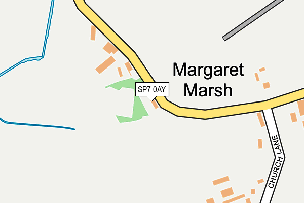 SP7 0AY map - OS OpenMap – Local (Ordnance Survey)
