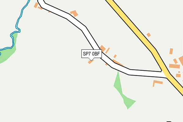 SP7 0BF map - OS OpenMap – Local (Ordnance Survey)